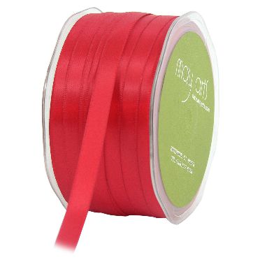 3/8 Inch Red Satin Ribbon